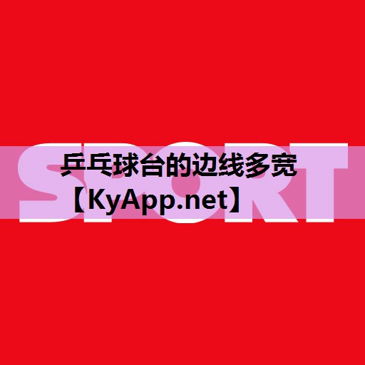 乒乓球台的边线多宽